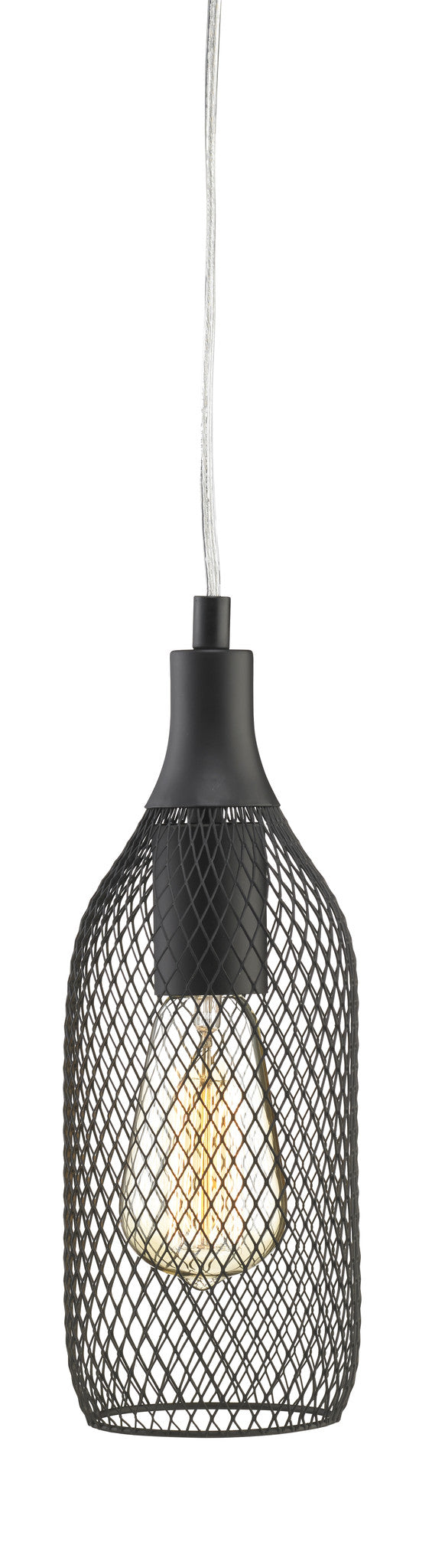 Pendant Lamp (MARKSLÖJD-GRID original) Black/Brass - Three Cubes Lightings (Singapore)