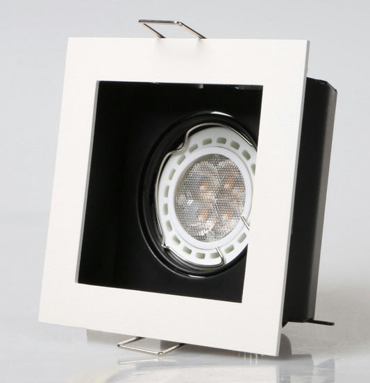 LED recessed Adjustable Spotlight Single Downlights (GU10/MR16) - Three Cubes Lightings (Singapore)