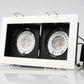 LED recessed Adjustable Spotlight Double Downlights (GU10/MR16) - Three Cubes Lightings (Singapore)