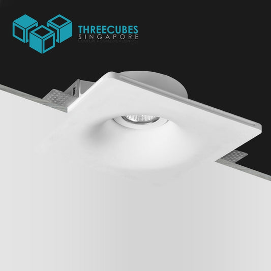 Akiya Curve Frameless Adjustable Spotlight Round Fitting(GU10/MR16) - Three Cubes Lightings (Singapore)