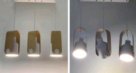 Pendant Lamp (Milkbot) - Three Cubes Lightings (Singapore)