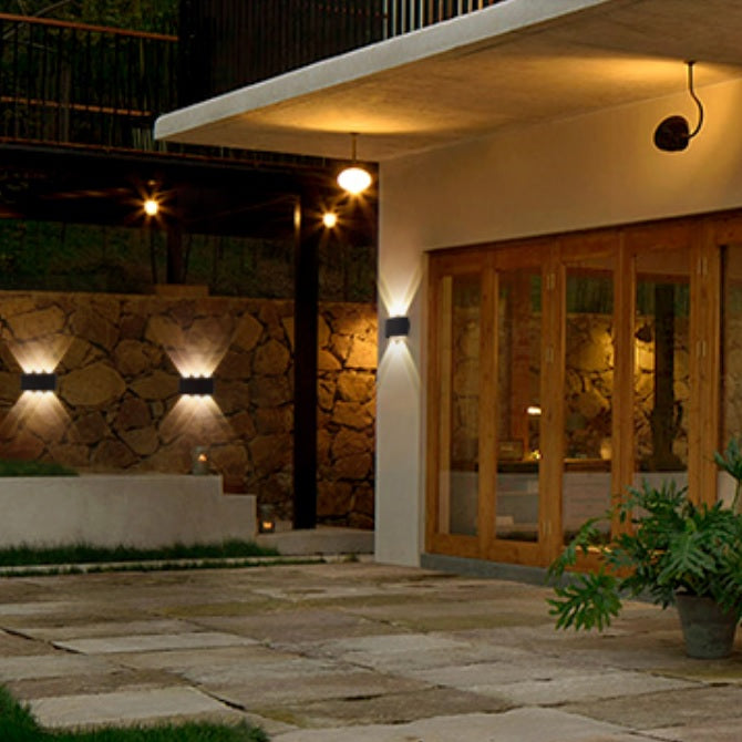 Outdoor Wall Light (3 WAY) - Three Cubes Lightings (Singapore)
