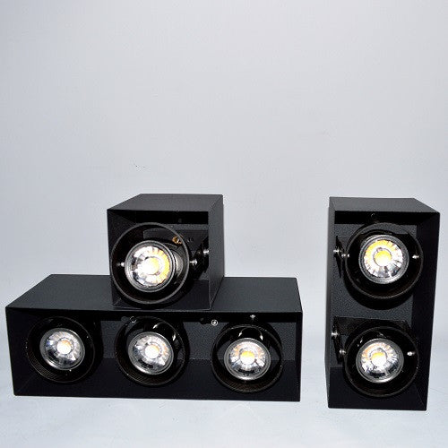 Surface Mount Adjustable Downlights (GU10) 701 - Three Cubes Lightings (Singapore)