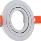 Round Single recessed spot light holder