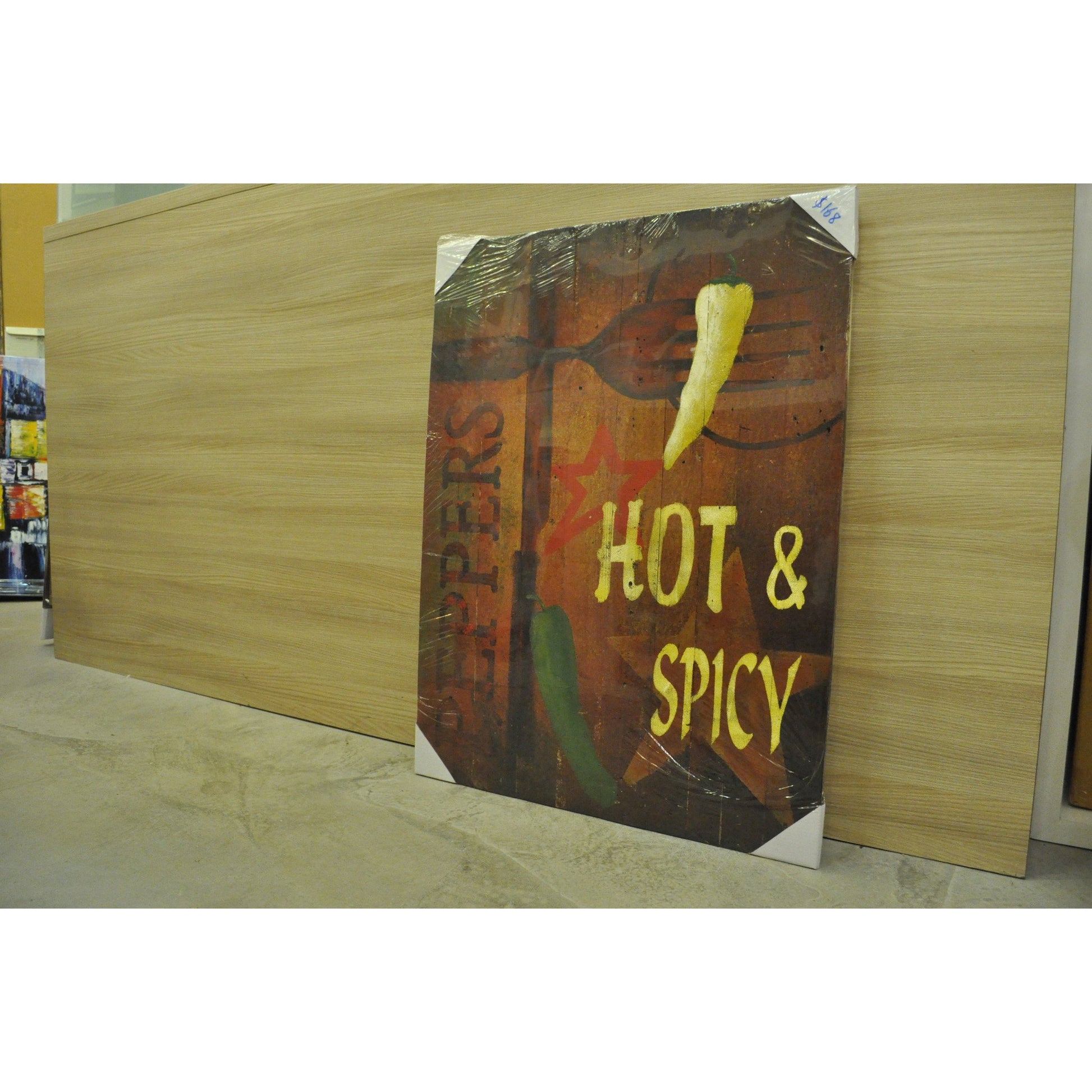 Painted Wood- Hot & Spicy - Three Cubes Lightings (Singapore)
