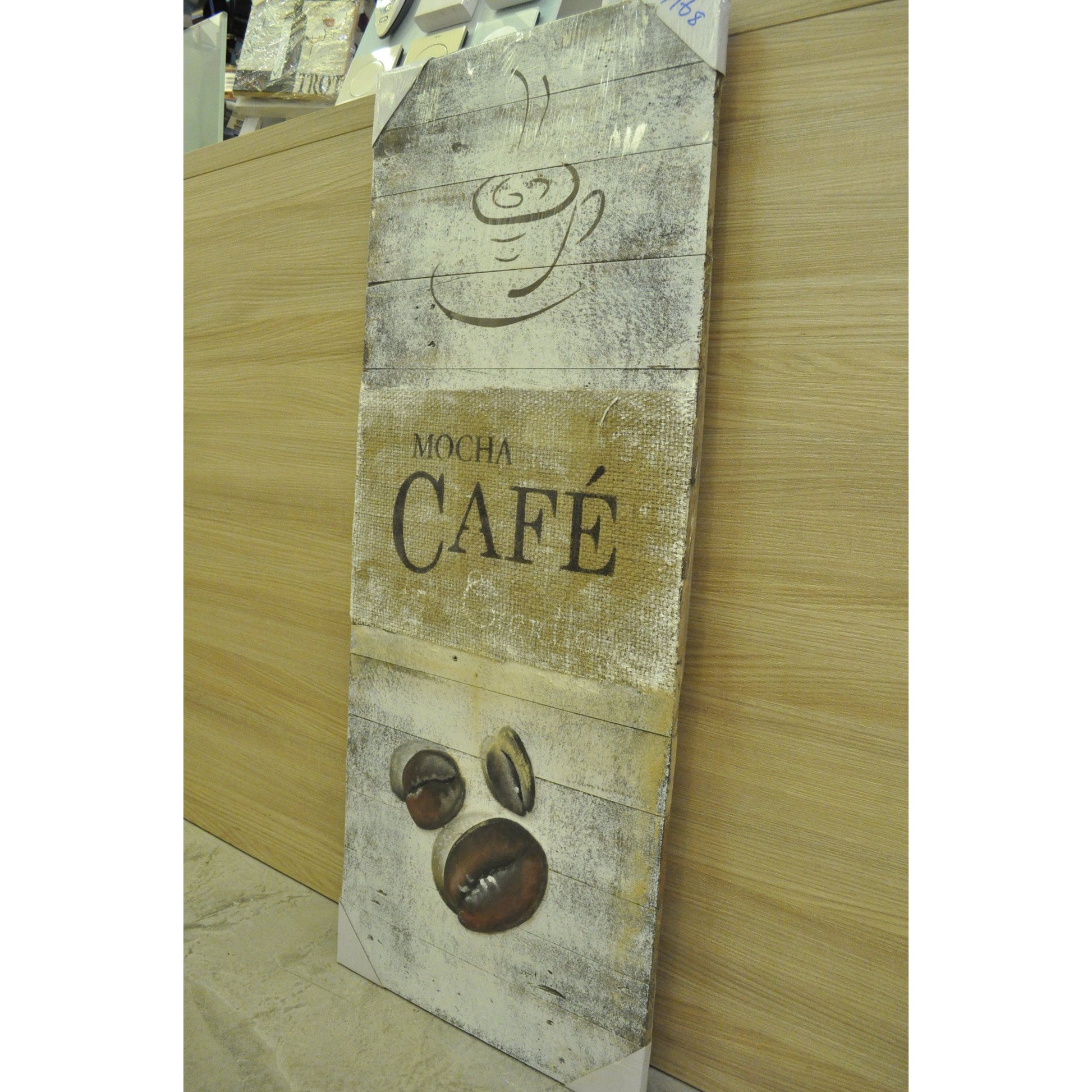 Painted Wood- Mocha Cafe - Three Cubes Lightings (Singapore)