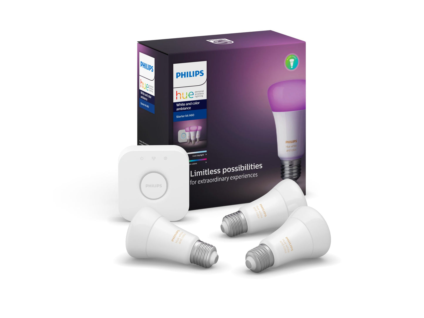 Philips HUE E27 Starter Kit (Colour)