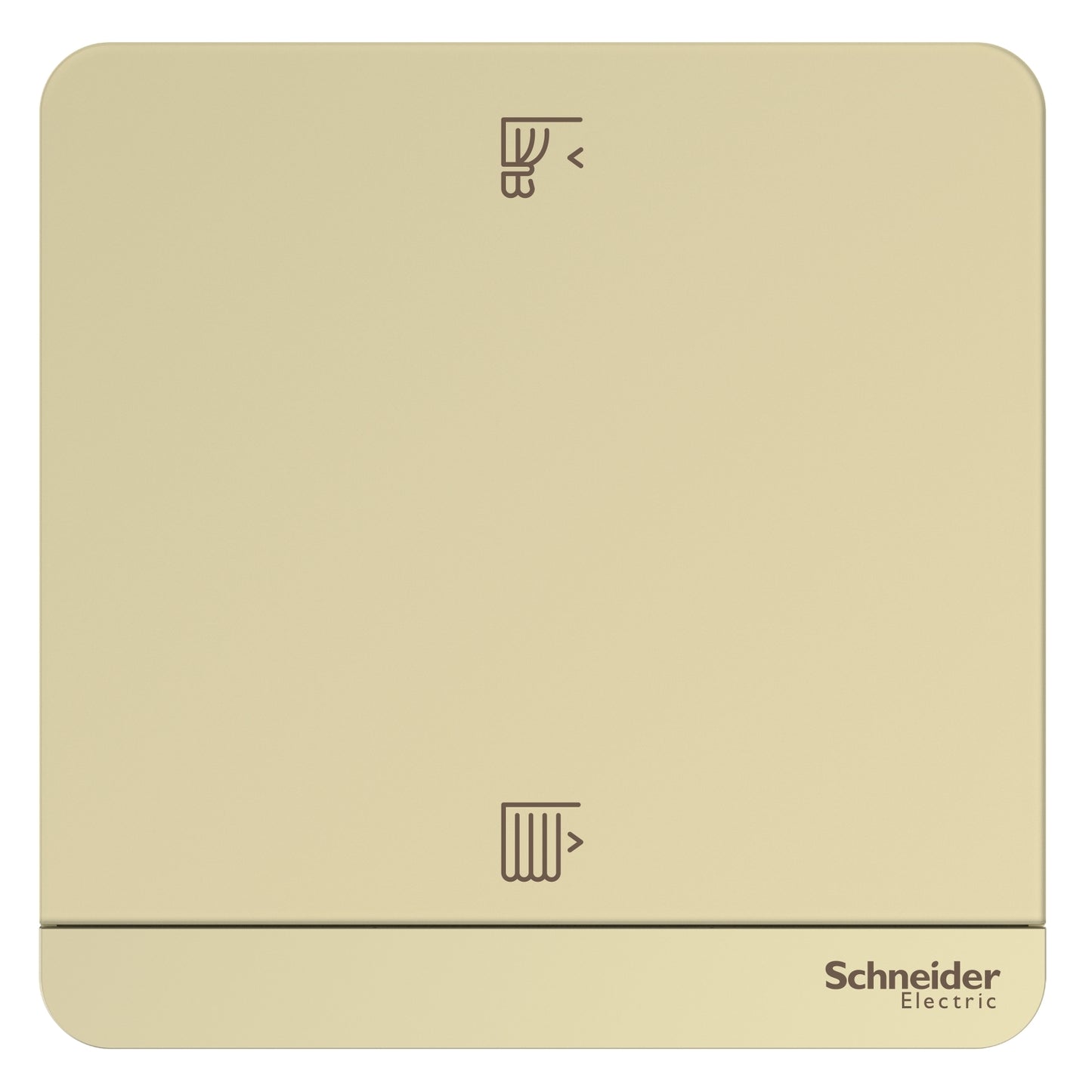 Wiser AvatarOn 1-Gang Shutter Switch Wine Gold