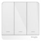 Wiser AvatarOn 3-Gang Light Switch White