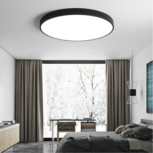 LED Elemental Round Ceiling Lamp (ultra slim) - Three Cubes Lightings (Singapore)