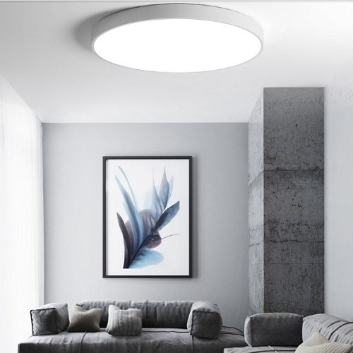 LED Elemental Round Ceiling Lamp (ultra slim) - Three Cubes Lightings (Singapore)