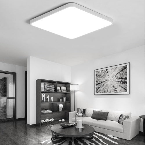 LED Elemental Square Ceiling Lamp (ultra slim) - Three Cubes Lightings (Singapore)