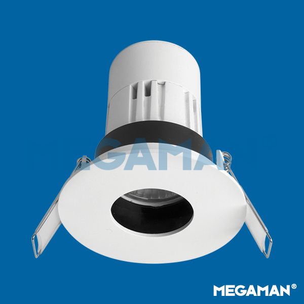Round Recessed Fixed and Wall Wash Pin-Hold Downlight Megaman® Holder (GU10/PAR16) - Three Cubes Lightings (Singapore)