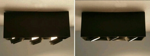Square Surface Mount Box Adjustable Downlights (GU10) - Three Cubes Lightings (Singapore)