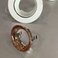 Round Single recessed spot light holder(Concave Copper) - Three Cubes Lightings (Singapore)