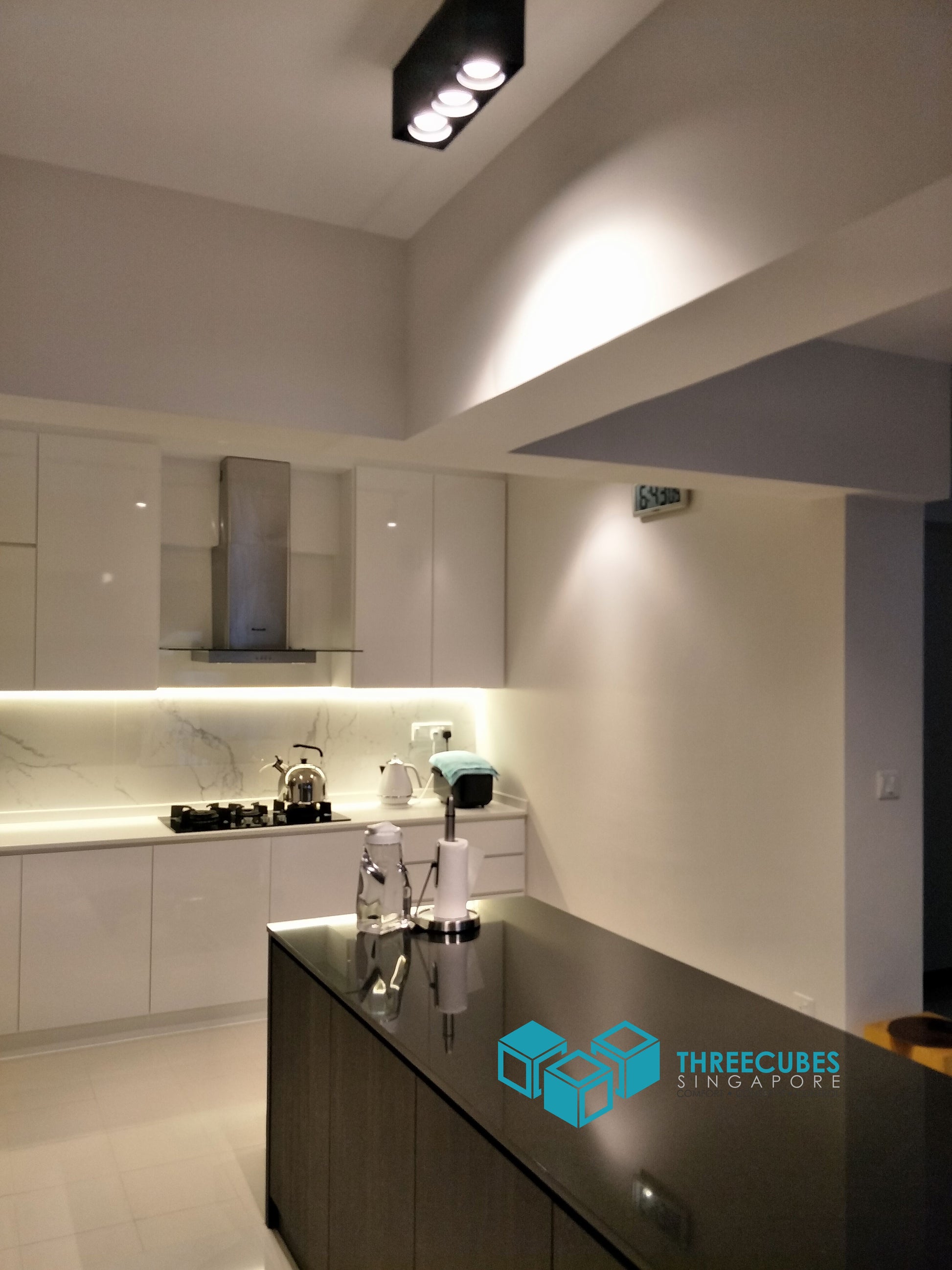 Square Surface Mount Box Adjustable Downlights (GU10) - Three Cubes Lightings (Singapore)