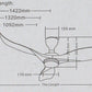 PO Eco Fan DC Motor PO1-0605 Series - Three Cubes Lightings (Singapore)