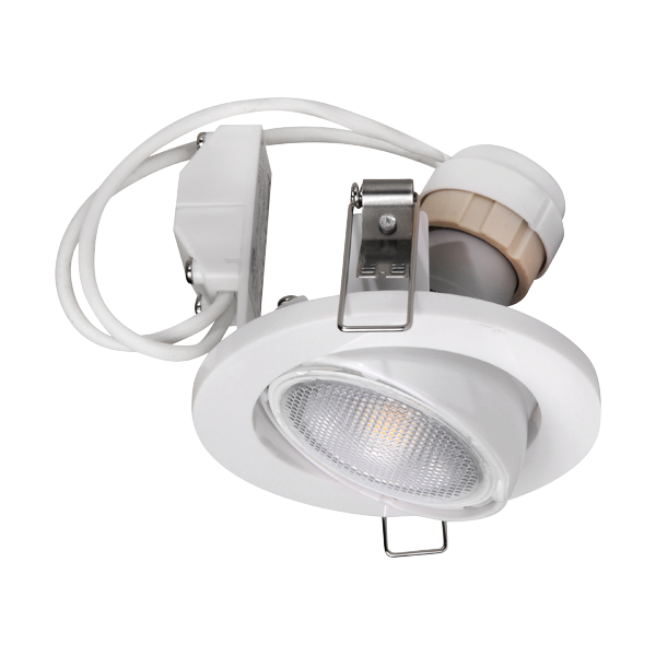 MAX Adjustable Recessed Downlight (PAR16) Megaman® Holder (GU10) - Three Cubes Lightings (Singapore)