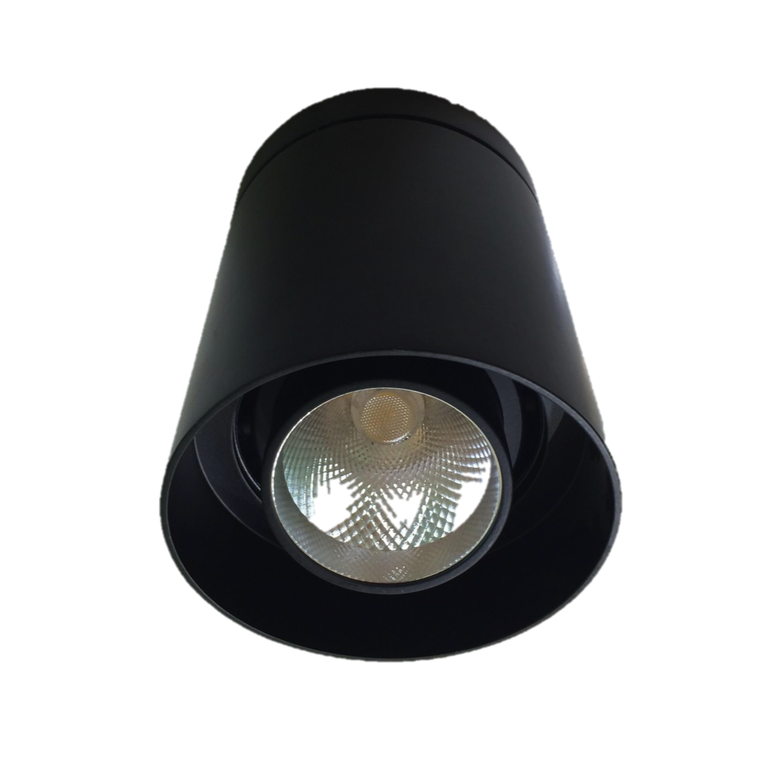 LED Black Round Surface Mount Downlights (18W/25W) - Three Cubes Lightings (Singapore)