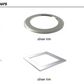 Black LED Square Downlights (11W Dimmable) AZ E-Lite - Three Cubes Lightings (Singapore)