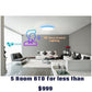 HDB BTO 5 Room SMART-NATION LED Bundle (YEELIGHT) - Three Cubes Lightings (Singapore)