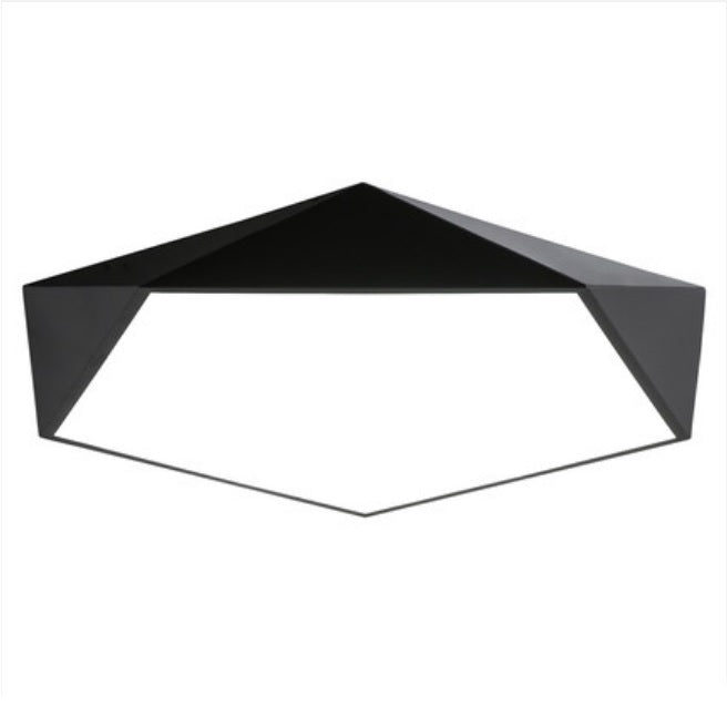 LED Pentagon Ceiling Lamp (48W RGB 3 tones) - Three Cubes Lightings (Singapore)
