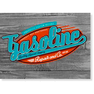 Painted Wood- Gasoline - Three Cubes Lightings (Singapore)