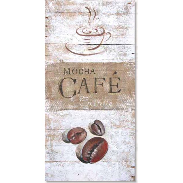 Painted Wood- Mocha Cafe - Three Cubes Lightings (Singapore)