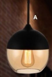 Pendant Lamp (assorted glass) - Three Cubes Lightings (Singapore)