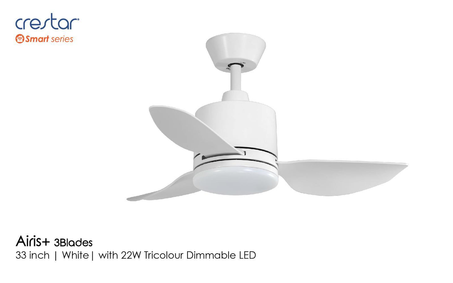 Crestar DC Motor FAN Airis+ 3Blades SMART series