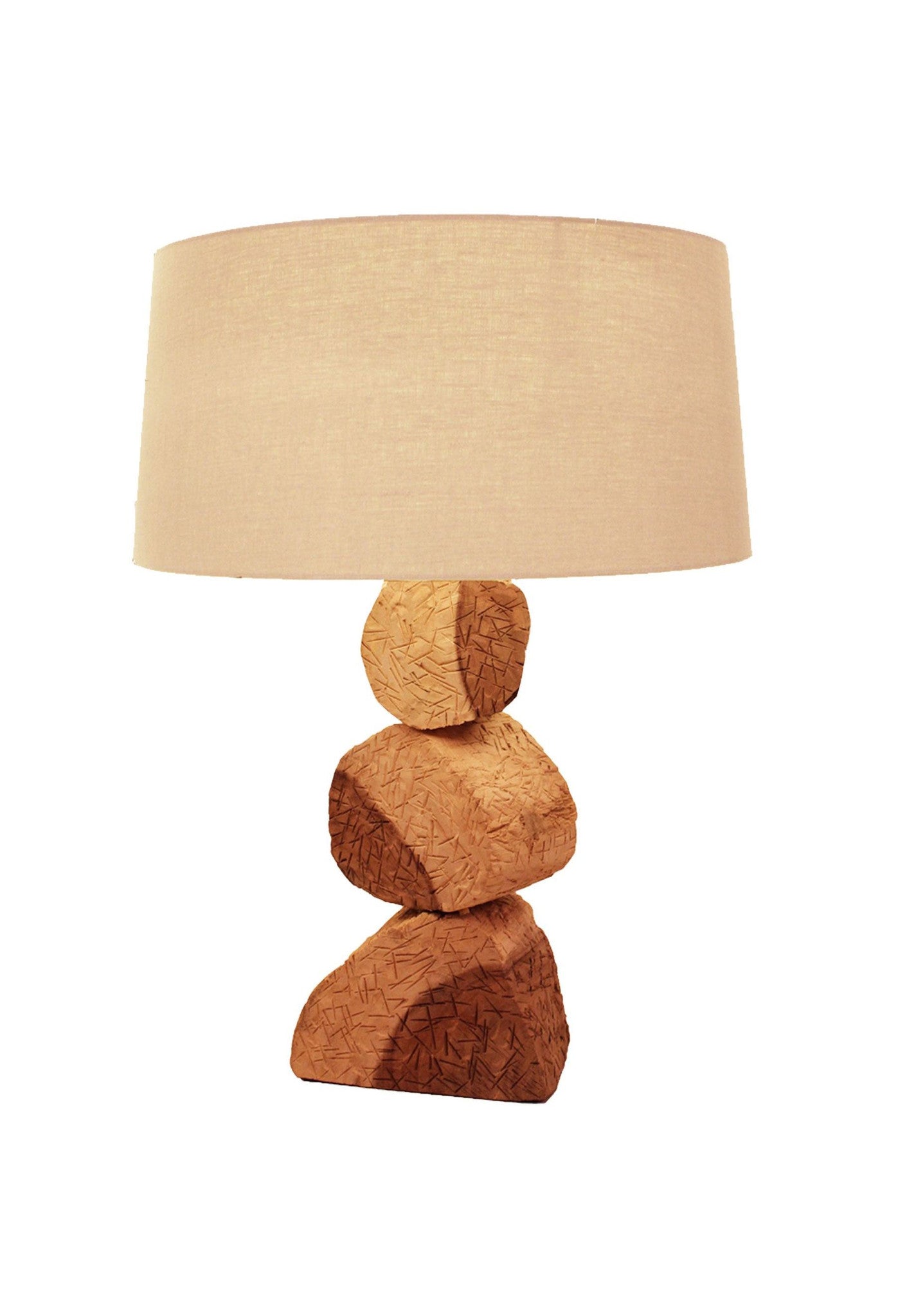 Table Lamp (Beaten Medium) - Three Cubes Lightings (Singapore)