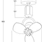 Fanco DONO–16″ Corner Ceiling Fan