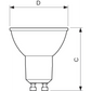 Philips Master LED 5-50W GU10 930/940 36D Dim 3000k (Dimmable) - Three Cubes Lightings (Singapore)
