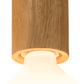 Light Color Wood Bulb Holder - Three Cubes Lightings (Singapore)