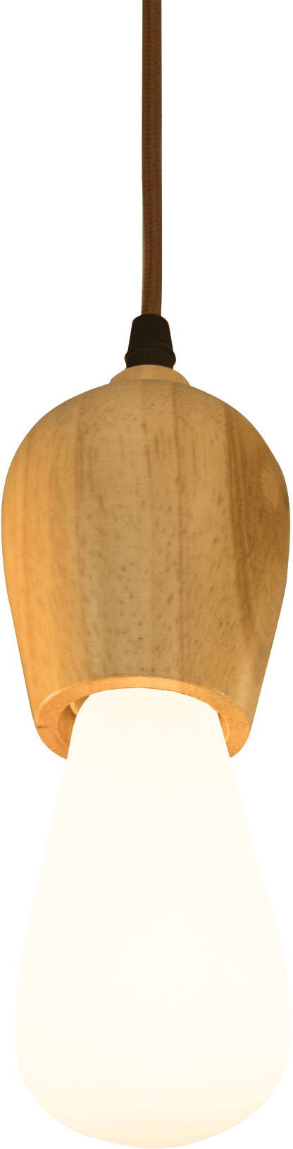 Light Color Wood Bulb Holder - Three Cubes Lightings (Singapore)